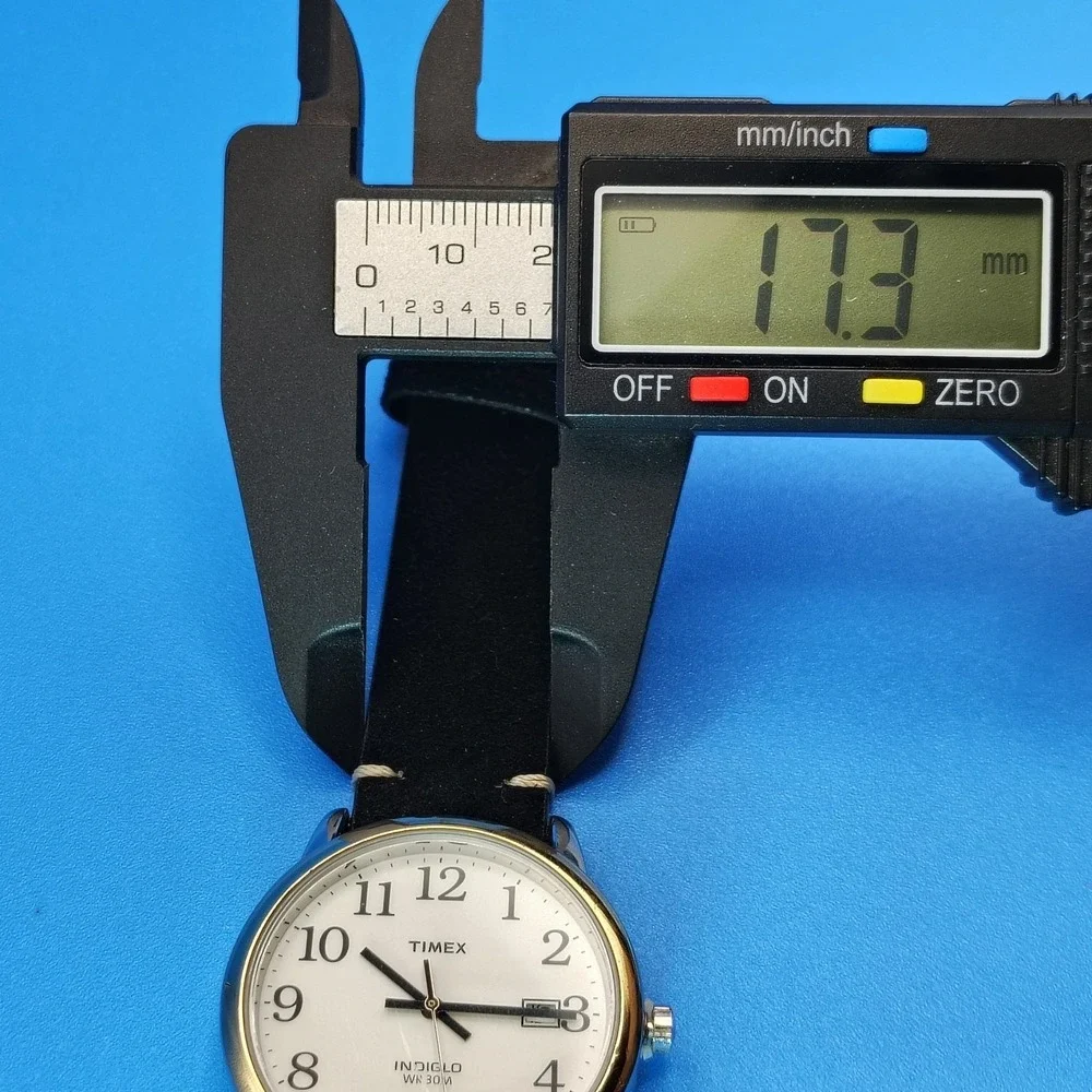 Vintage 2006 Timex Easy‎ Reader Indiglo Date 35mm Mens Quartz Watch New Strap